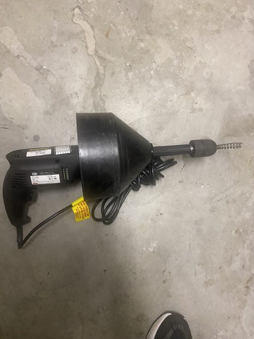 Electric Drain Snake Funnel Drum