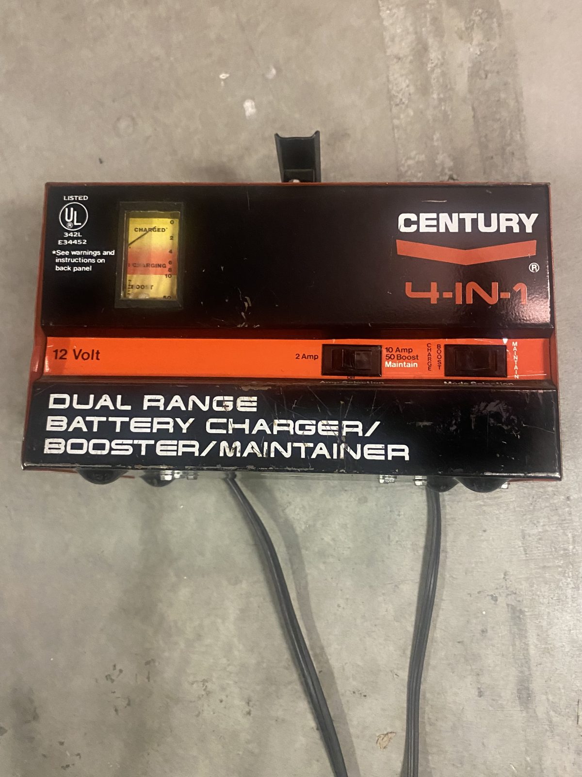 Century 4-IN-1 Battery Charger Booster 12V