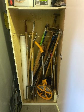 Garden / Yard Tool Closet